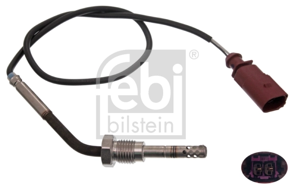 Sensor, exhaust gas temperature